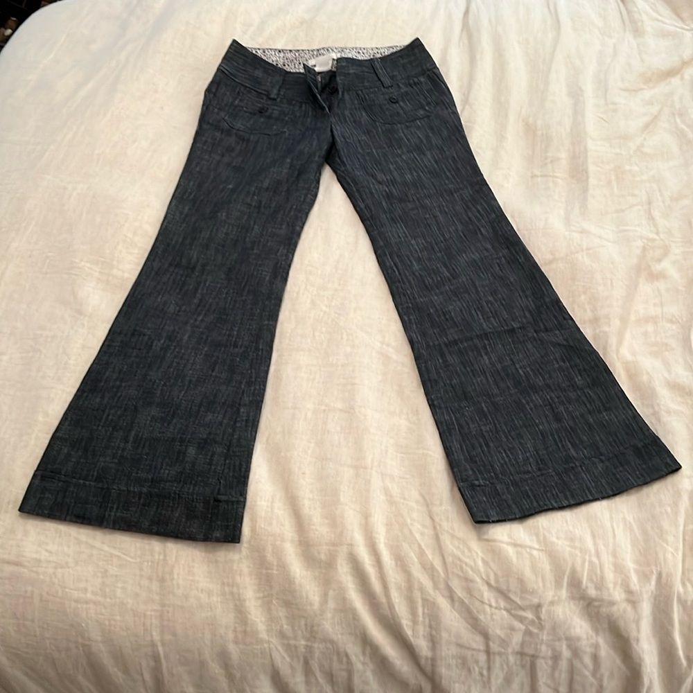 Charlotte Russe, size 7, flare leg pants